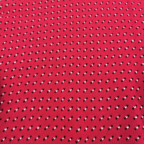 Karen Scott Women's XL Red Knit Turtle Neck Sweater Christmas Valentines. (1132) - Picture 2 of 7